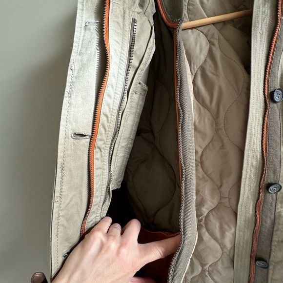 NWT Only Olive Hooded Parka Jacket, removable lining, Women's Size S - Picture 10 of 12